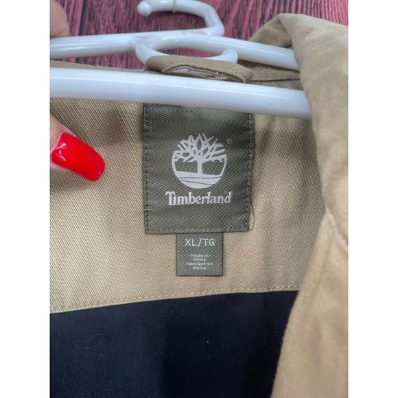 Timberland Abington Rugged Military Jacket Men's Size XL Tan/Khaki 4802J - Picture 7 of 11